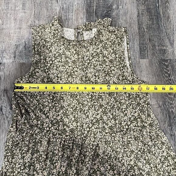 Evereve MTS NWOT Spring Floral Ruffle Neck Dress - S - Picture 8 of 10